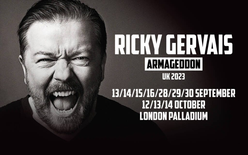ricky gervais tour tickets