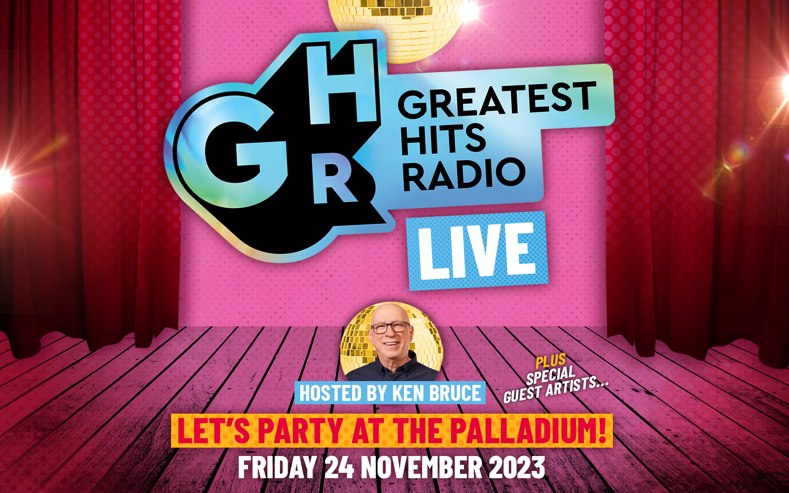 Greatest Hits Radio Live Tickets - The London Palladium, London